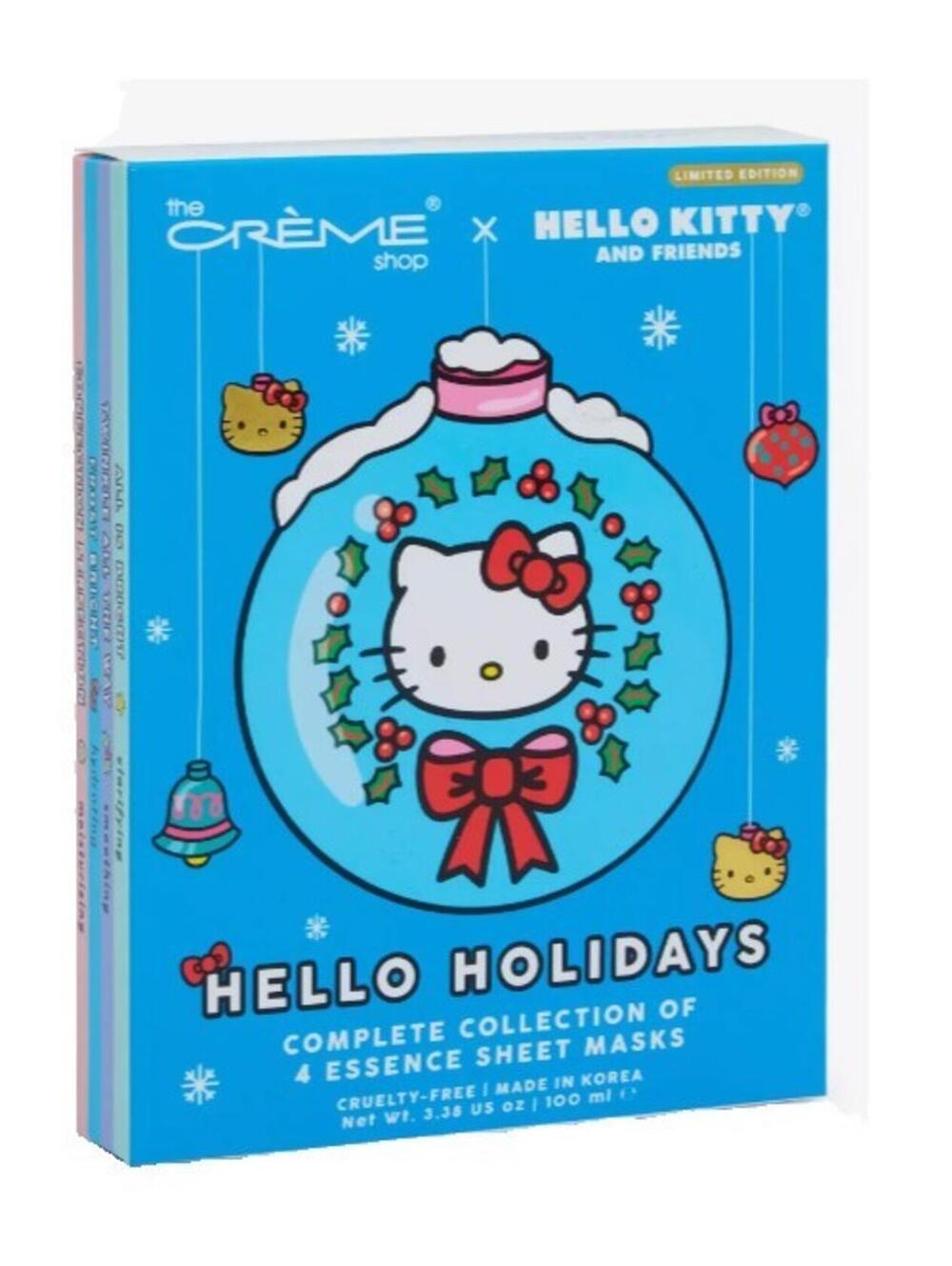 The Crème Shop Hello Kitty & Friends Holiday Essence Sheet Mask Set NEW